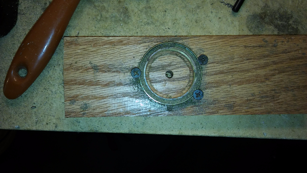plate attached to jig